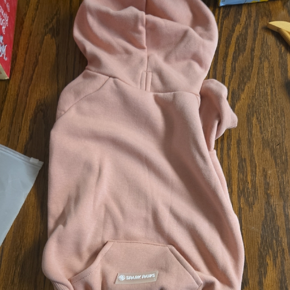 SALE! New With Tags Pink Spark Paws Dog Hoodie Size XL